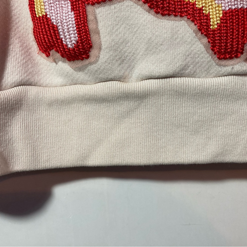 Gucci Sequins & Crochet Year Of the Pig Limited Sweatshirt Size XSmall/Small - Picture 8 of 16